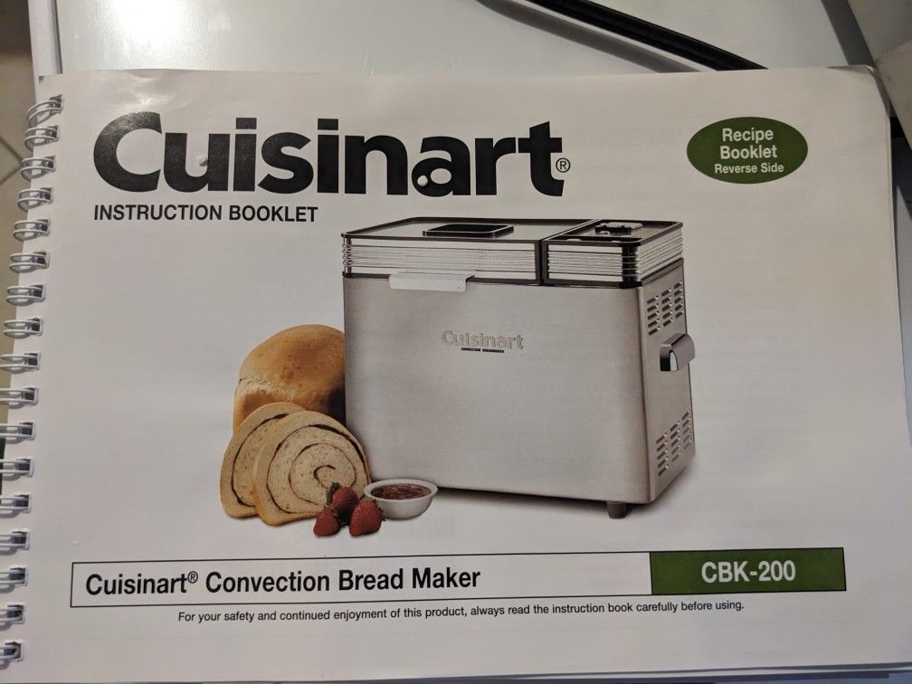Brand New Cuisinart Convection Bread Maker For Up To 2 Lbs