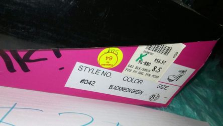 Shiekh Heels Pink & Black