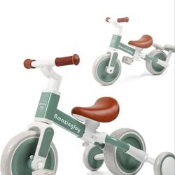 4 in 1 Toddler Tricycle for 2-5 Year Olds Kids Trike 3 Year Old Toddlers Boys Girls Gift Trike Toddler 1-3 Kids Trikes 3-5