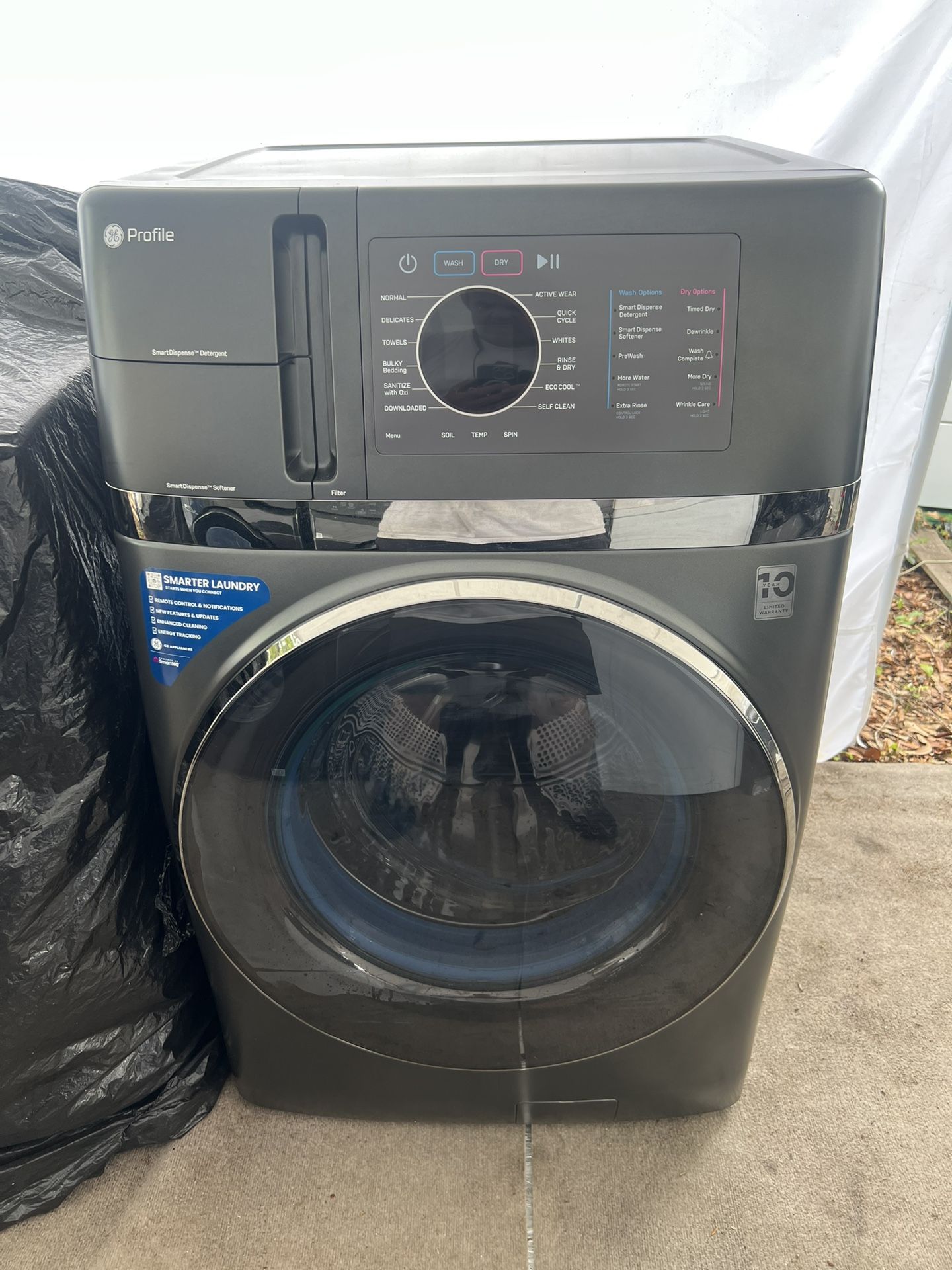 Washer And Dryer Smart Combo Ultrafast GE Profile 2024 Scratches And Dents ( Used ).