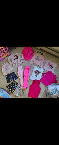 Girls 6-7 clothes . 16pcPinkLot