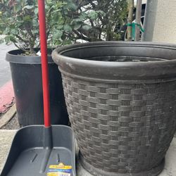 Molded Plastic Planter