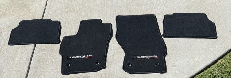 New 4th Generation ( 2024 2025 & 2026 ) Genuine Toyota Tacoma TRD Off-Road Floor Mats