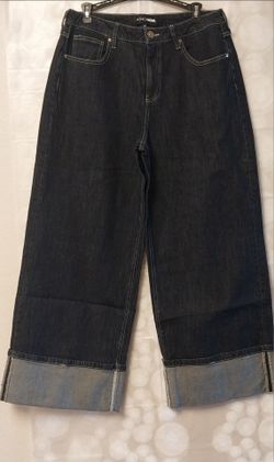 Cute Cuffed Wide Leg Jeans