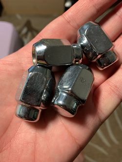 Chrome Lug Nuts 12x1.5 Set of 4