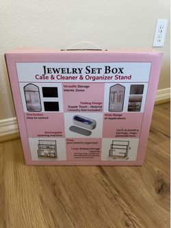 Jewelry Set box, case Cleaner and Organizer