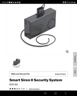 Harley Davidson Alarm Siren