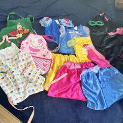 Toddler Princess, Chef, Superhero Dress Up Clothes