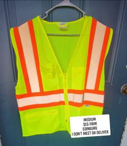 New work vest medium $15 firm edinburg pick up