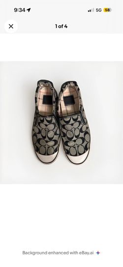 Coach Signature Slip-On Sneakers