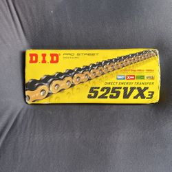 D.I.D Motorcycle Chain: 525VX3