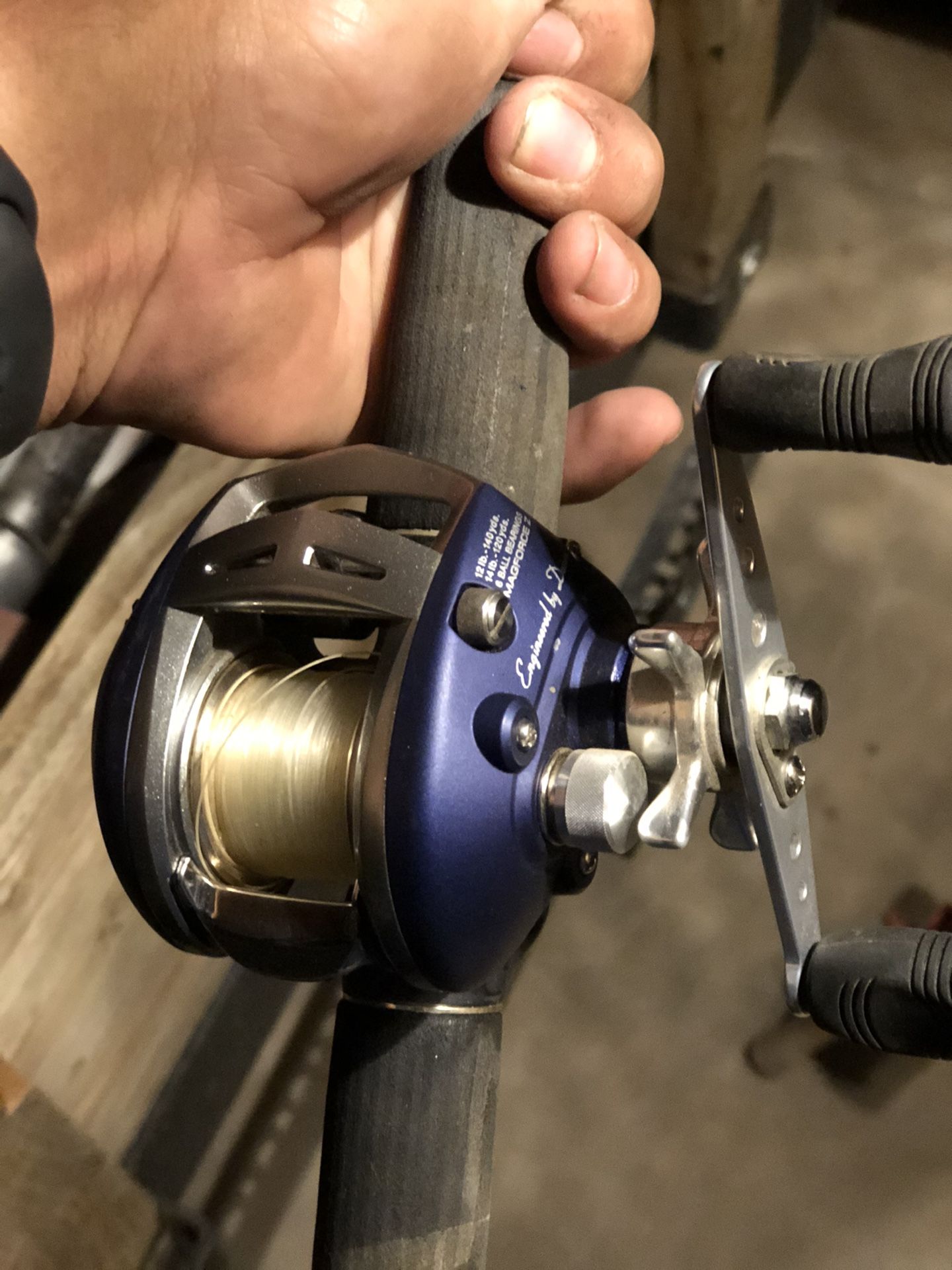 Bait caster Daiwa reels
