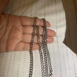 Mens Fashion Stainless Steel Chain Necklace 24 In 