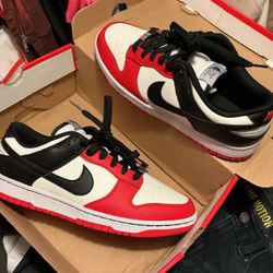 Nike Dunk Low Red Black White Sneakers