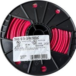 THHN 10 Stranded Red 500ft