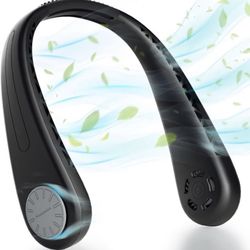 Neck Air Conditioner with Semiconductor Cooling Portable Fan USB Rechargeable