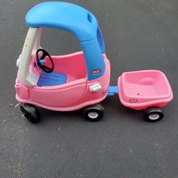 Cozy Coupe With Trailer for Sale in Winfield IL OfferUp
