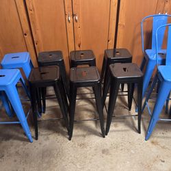 Bar Metal Stool 30” Stackable 