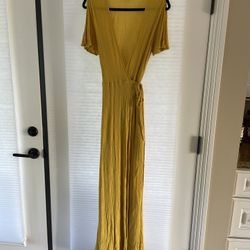 Lulus Yellow Maxi Dress
