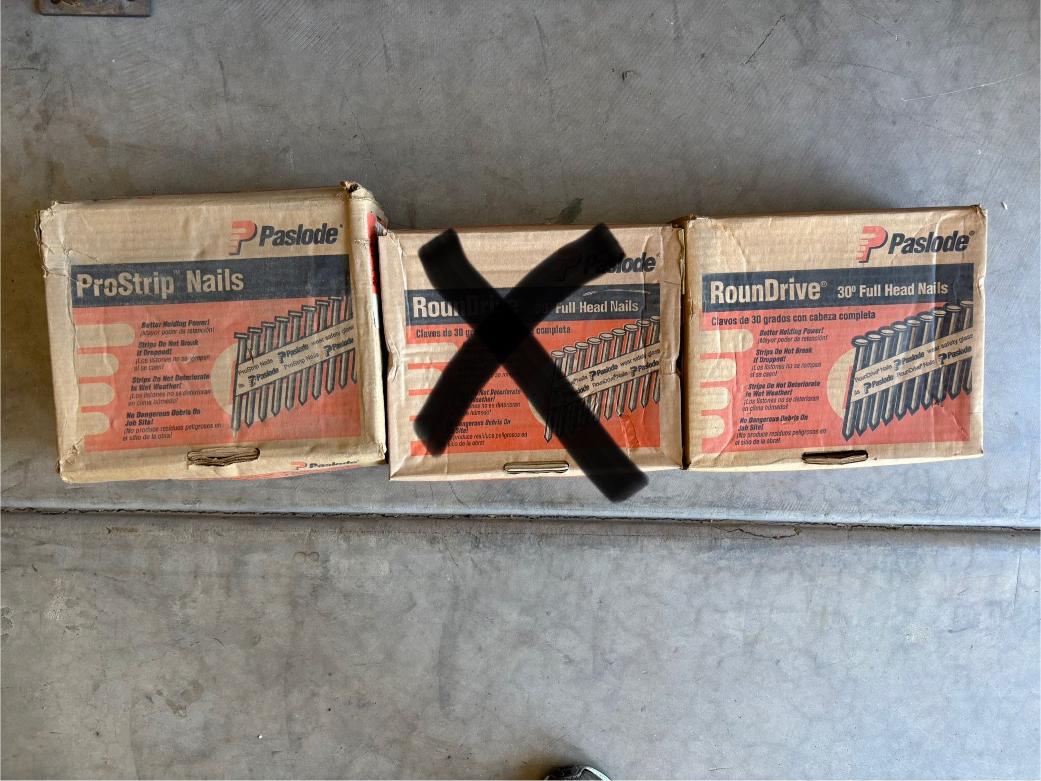 Box Of Construction Nails