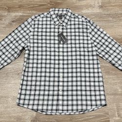 Michael Kors Slim-Fit Plaid Cotton Flannel Shirt