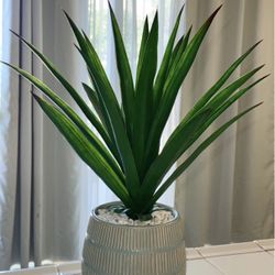 Artificial Plant in Decorative Pot – Faux Greenery