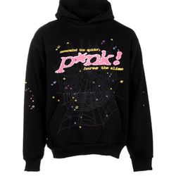 Black P*nk Spider Hoodie 