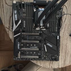 Msi Gaming Pro Motherboard With Ryzen Threadripper 1950x 