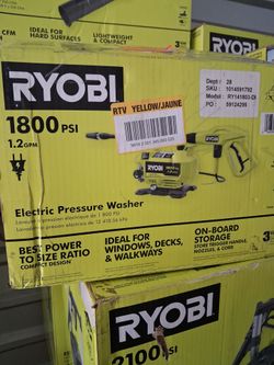 Ryobi pressure washer