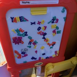 Crayola Easel Magnetic Dry Erase and Chalk Board