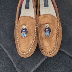 POLO RALPH LAUREN DEZI IV BEAR SLIPPERS