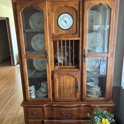 China Hutch With China For Sale $200 For All Of It! 