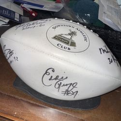 E. George Torretta Bellino Rozier Signed Downtown Athletic Club Heisman Football