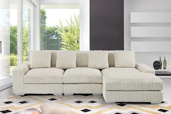 New Cream Sectional Sofa!