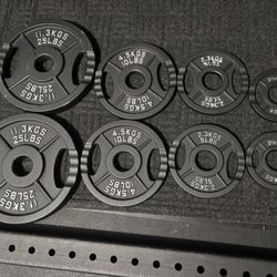 85lb Olympic Weight Plates Set