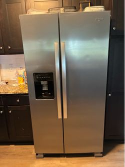 Whirlpool Silver Fridge