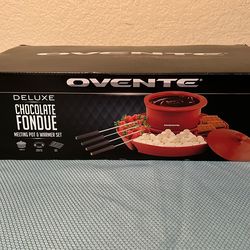 Deluxe Chocolate Fondue Melting Pot & Warmer Set