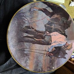Collectors Plate 1976 First Edition Limited Edition National Cowboy Hall Of Fame