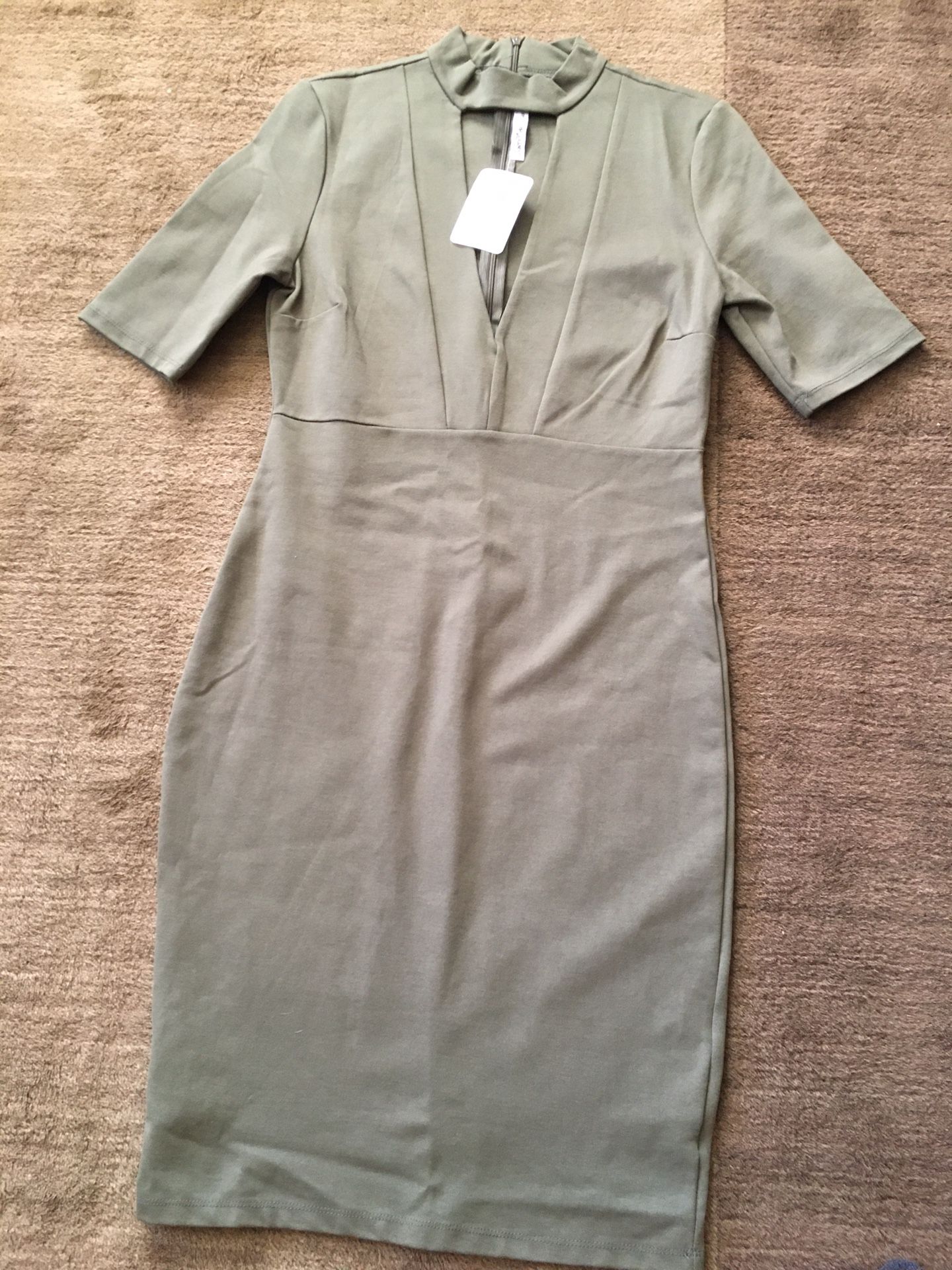 Body con dress in large and small