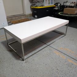 Rectangular White  Coffee Table 