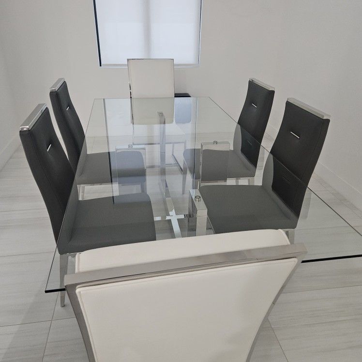 7-Piece Dining Table and Chairs Set