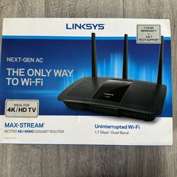 Linksys Next-Gen AC Max-Stream AC1750 My-Mimi Router