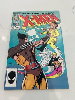 Uncanny X-Men #195 Marvel Comics 1985 Wolverine Cover, VF