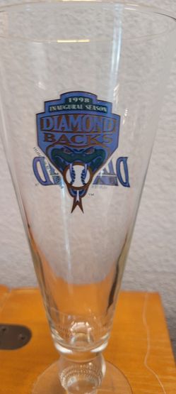 D-Backs Inaugural Season Numbered Glass