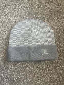 Grey Lv Beanie 