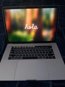 Macbook pro 15" 2019 retina display, intel i9, 16GB of memory, 250GB SSD storage