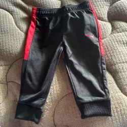 Puma Kids Track Pants Black Red