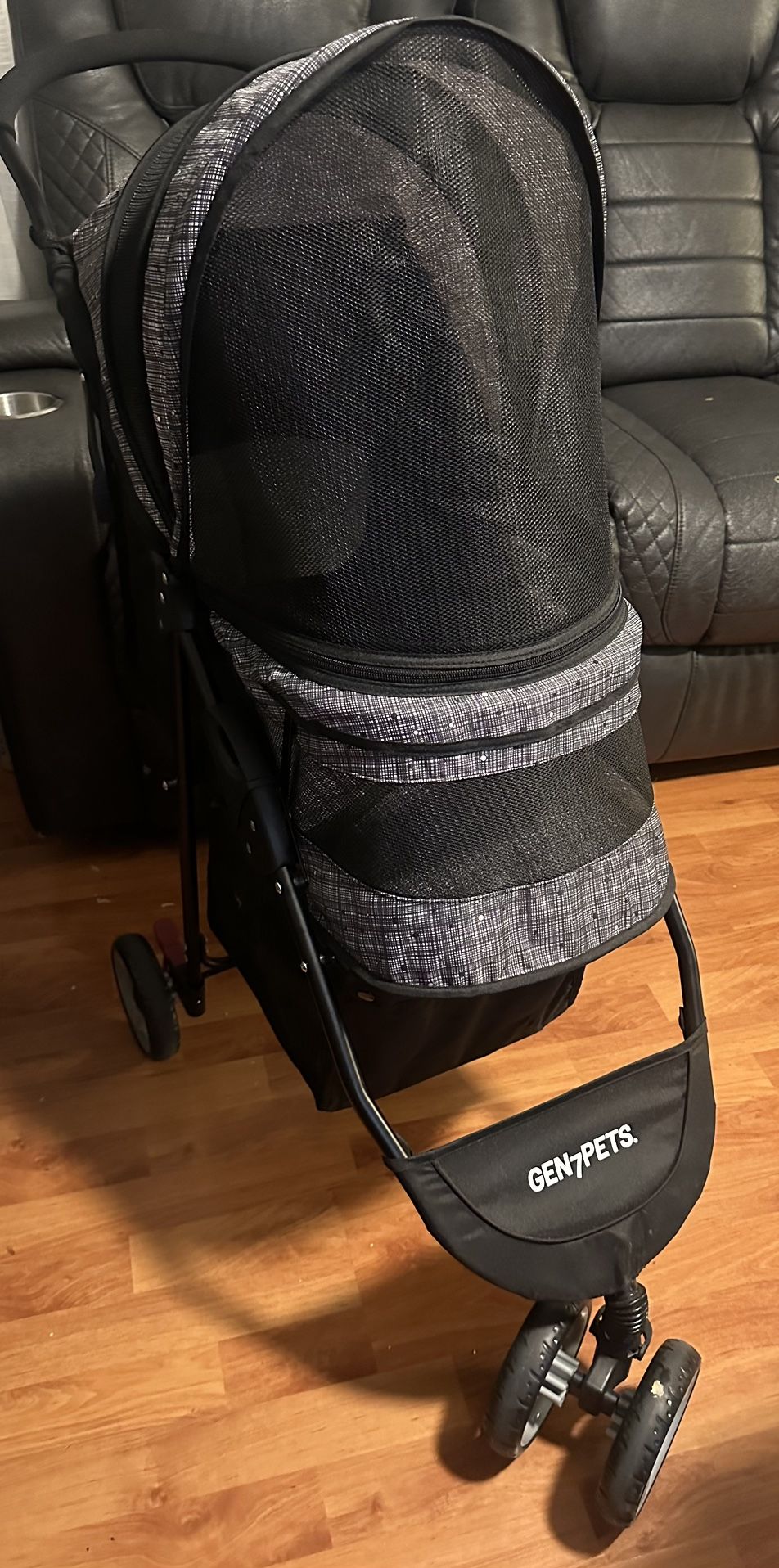 Grey Pet Stroller
