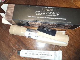 Loreal Colorsonic Hair Color Cartridge & Aftee Color Conditioner 
