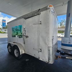 Trailer 6x12 "2011" double axel, used but Pulls Great NO Leaks Clean Documentation In Hand ✋️ READ Description FIRST, LEA PRIMERO.